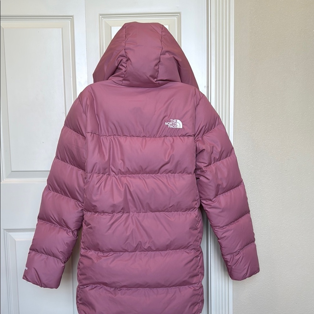 The North Face Puffer Bagley Water Repellent 550 Fill Power Down coat Mesa Rose - Picture 4 of 10